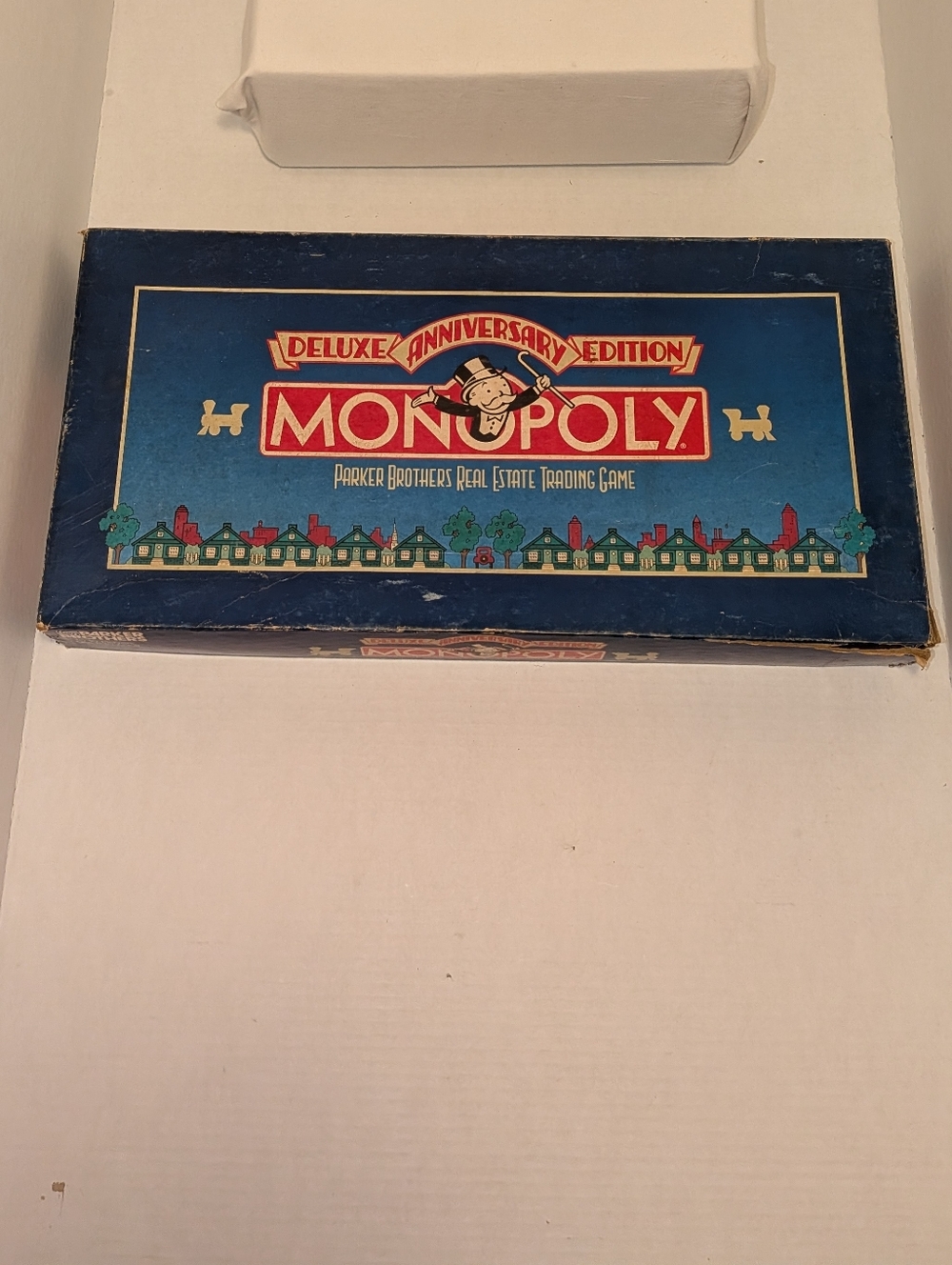 Vintage 1984 Monopoly Deluxe Anniversary Edition Not Complete Parker Brothers